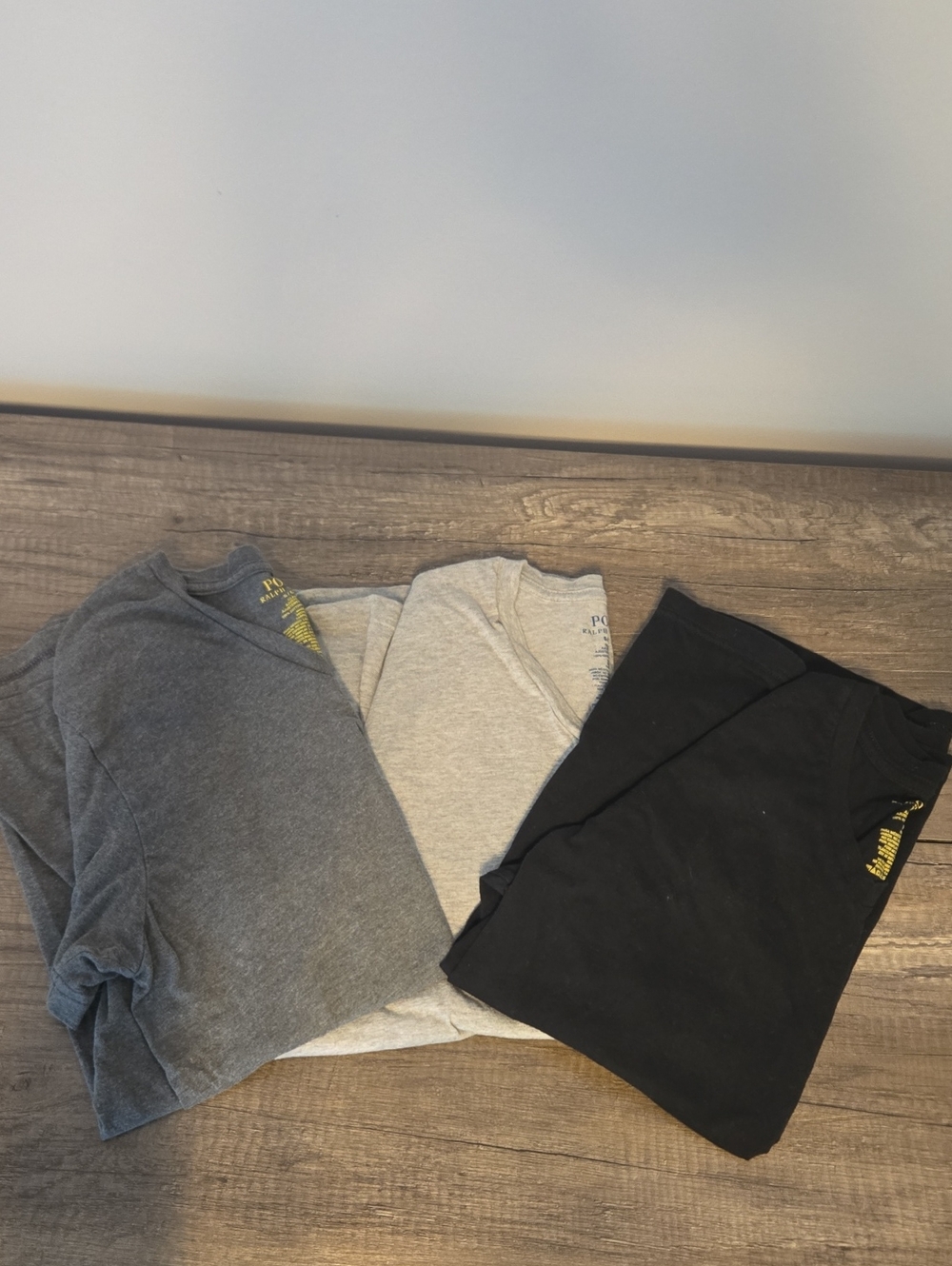 Polo by Ralph Lauren Classic Fit in Black, Gray, Light Gray - S
